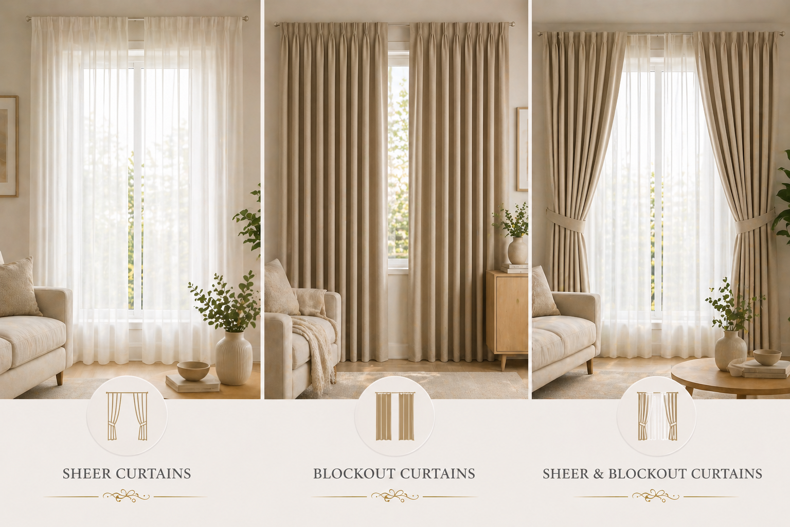 Elegant curtains