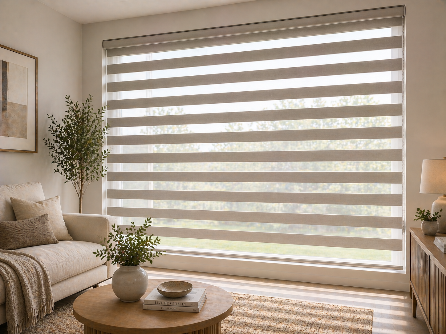 Zebra blinds installation